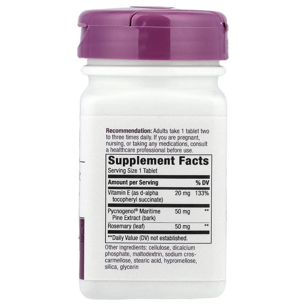 Nature'S Way, Pycnogenol®, 50Mg, Vegan Tablets 30 Tablets