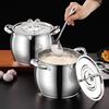 Stainless Steel Lard Strainer Tank Binaural Handle Lard Storage Can Durable Oil Filter Pot  Cooking