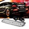 For 13-15 Honda Civic Red Rear Bumper Reflectors Brake Lamp Strobe Flash EXV