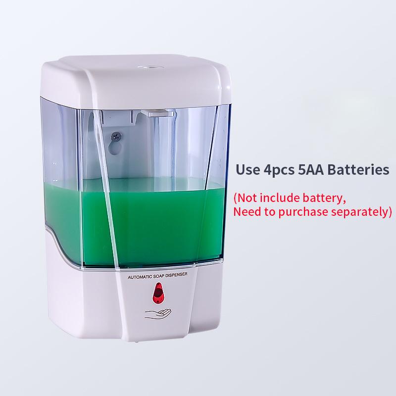 

Дозатор мыла автоматический 400 мл электрический дозатор мыла датчик инфракрасный пенящийся дозатор мыла для мытья рук для ванной комнаты 3588 белый