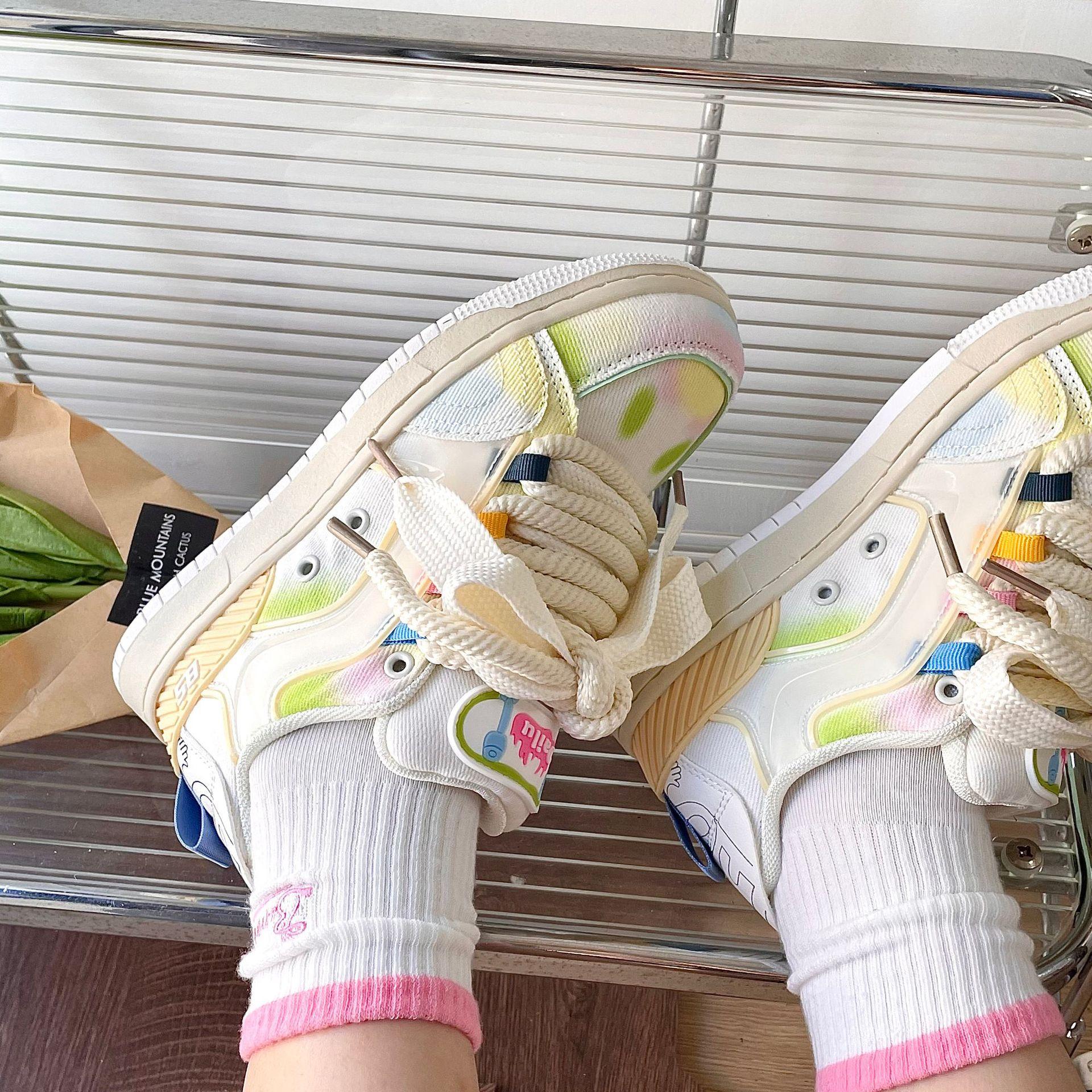 Женская обувь Весенняя студенческая обувь Женская обувь для доски Женская обувь большого — фото 7