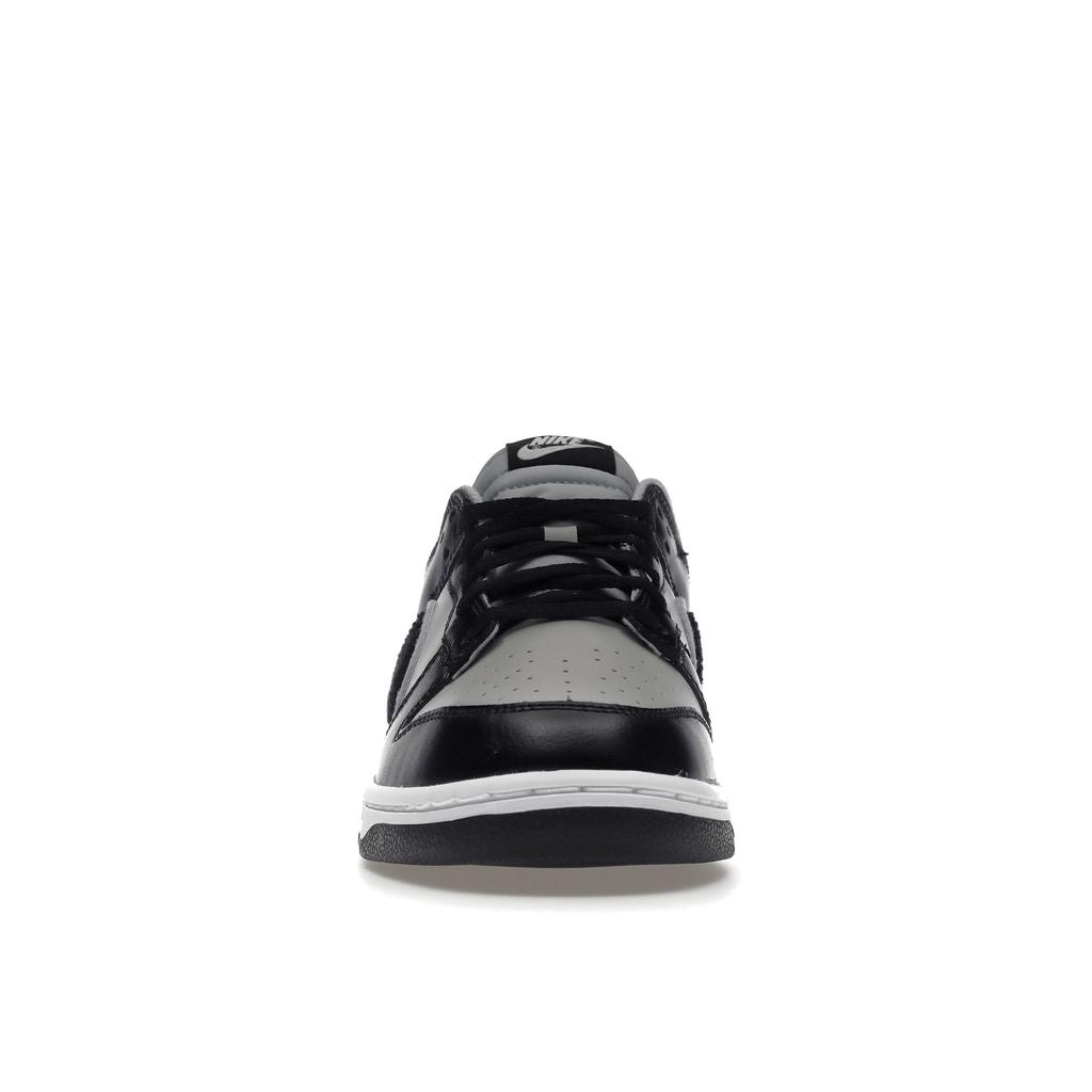 Nike Dunk Low Chenille Swoosh - Black Grey Fog Men Sneakers Wolf-Grey Iron-Grey DQ7683-001