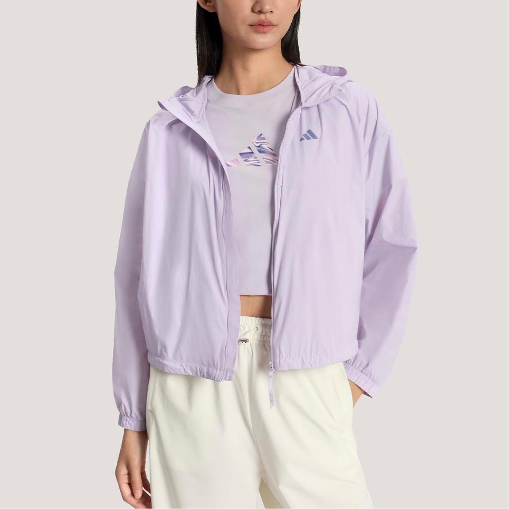 Adidas Jackets Women's Light Purple Hooded Thin Other KS2863