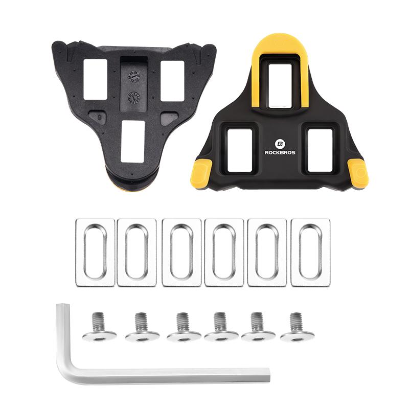 Rockbros Road Bike Pedal Cleat For Spd-Sl Sh11 Sh10 Sh12 Lock Pedal Shoes Cleats Bike Pedal Anti-Slip Road Bike Parts