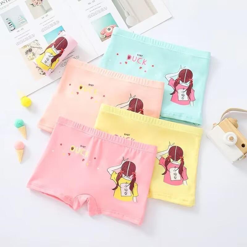 10Pc/lot Girls Boxer Kids Short Underwear ChildrenCartoon Print Boxers Suit 1-12 Years