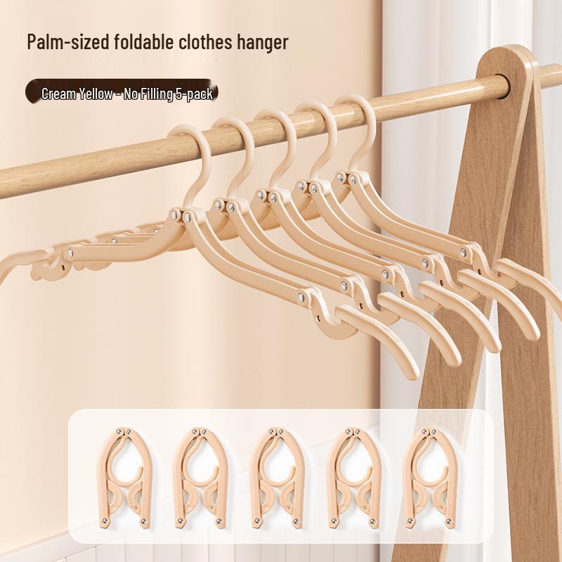 Portable Travel Clothes Hanger & Drying Rack with Clips - Ideal for Dorms, Hotels, and Students
