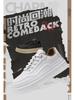 Men's Trendy Breathable White Leather Sneakers: Versatile, Thick-Soled Casual Shoes