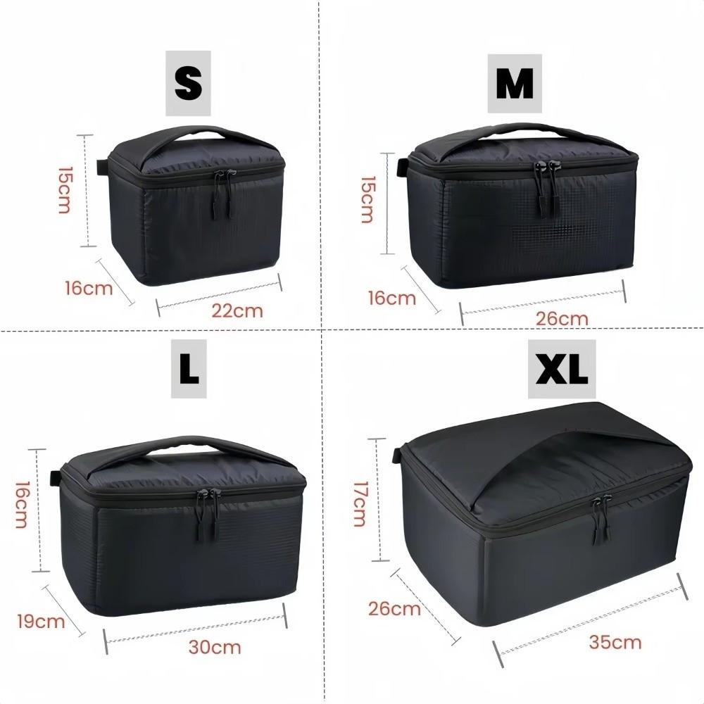 Multi-Compartment Fishing Gear Bag Water-Resistant Portable Storage Bag Outdoor Fishing
