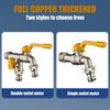 Upgrades Outdoor Tap Corrosions Resistant Outdoor Freeze Proof Spigot Outdoor Water Spigot Multiple for Farm Irrigation