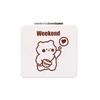 Cartoon Dog Cosmetic Mirror Little Bear Compact Pocket Mirror Folding Makeup Mirror  Girls Ladies
