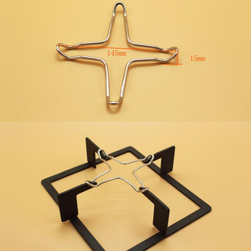 

Подставка для кухонной кастрюли, хромированная газовая плита из нержавеющей стали, кофеварка, плита, аксессуары для посуды D1