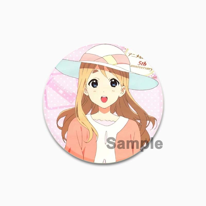 32/44/58mm Kotobuki Tsumugi Hirasawa Yui Akiyama Mio Tainaka Ritsu Cartoon Abzeichen Comic Brosche Pins für Kleidung Rucksack Schmuck Zubehör
