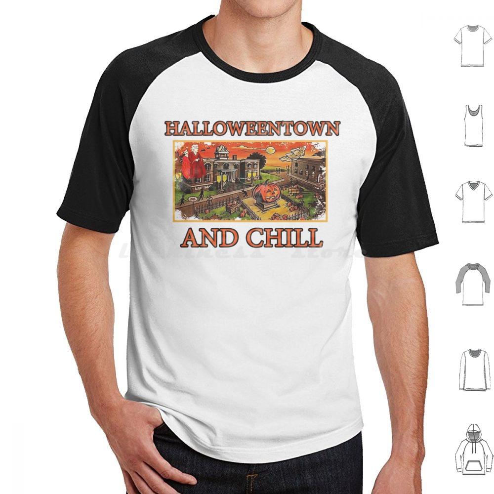 Halloweentown And Chill T Shirt 6xl Cotton Cool Tee Halloweentown Halloweentown University Halloween Halloweentown And Chill