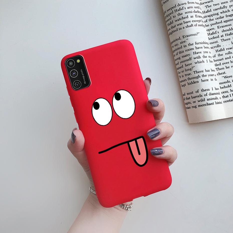 For Samsung Galaxy A41 Case Soft Painted Back Cover Silicone Phone Case For Samsung A41 Cases For Coque Samsung Galaxy A41 Cover