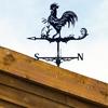 Animal Weather Vane Metal Roof Mount Animal Wind Indicator Easy Installation Weatherproof Weather Vane for Patio Sheds Yard Decor