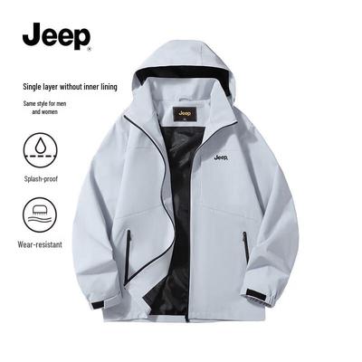 Jeep Unisex Hooded Outdoor Jacket