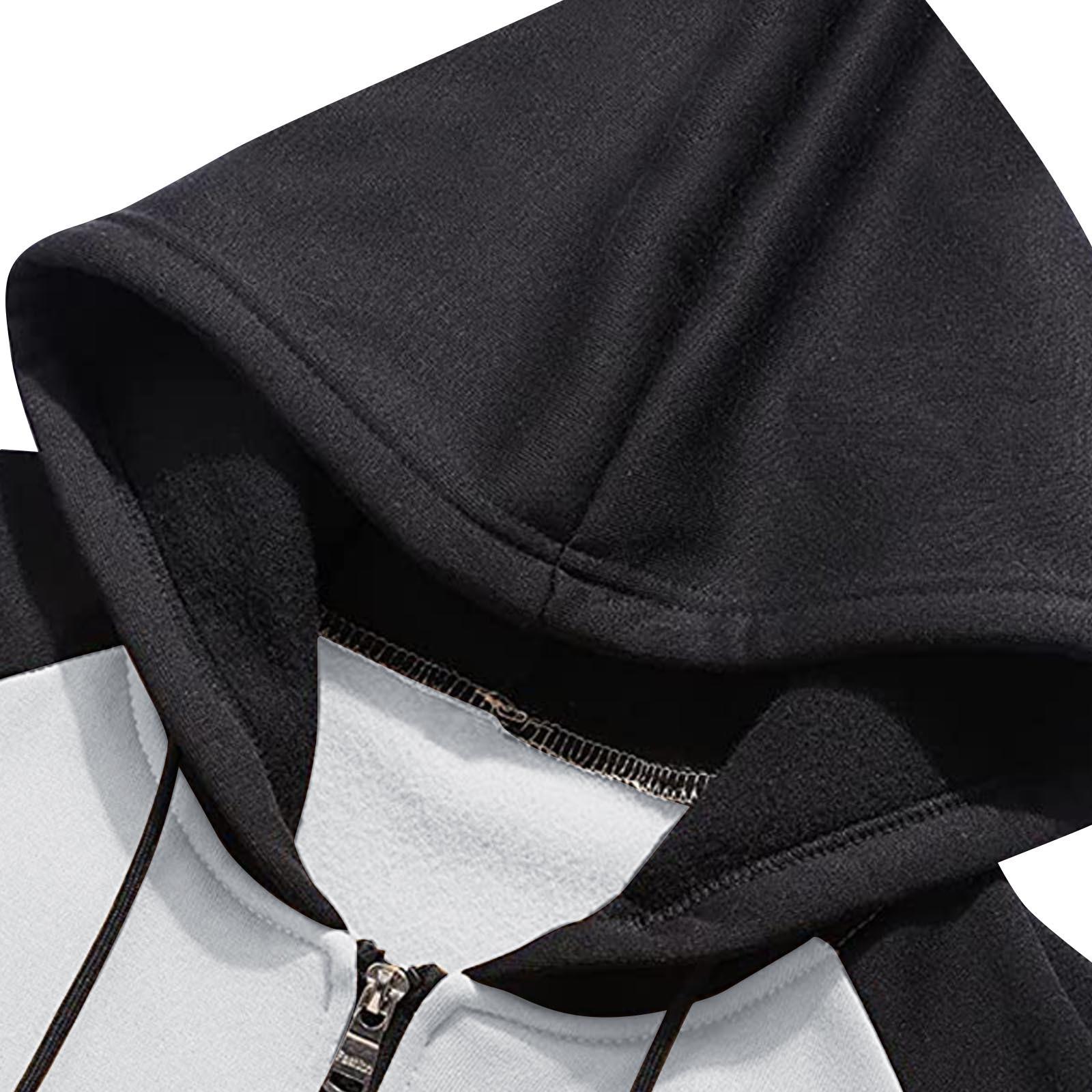 Мужской цветной контрастный кардиган на молнии — фото 5