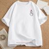 Hand Heart Gesture Print Tshirts For Unisex Summer Casual Fashion Loose Streetwear Tops Crew Neck Short Sleeve Tshirts