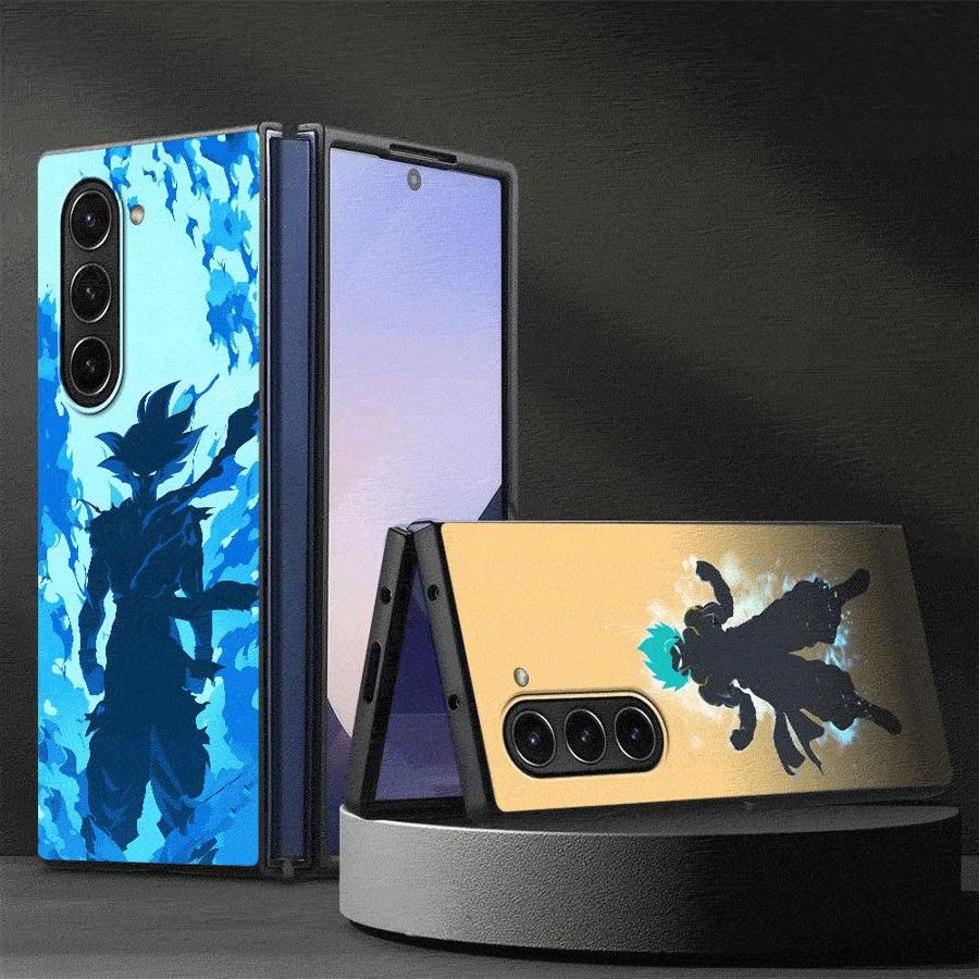 Dragon Ball Cool Guku Art Case for Samsung Galaxy ZFold3 ZFold5 Z Fold 7 6 5 4 3 ZFold6 ZFold4 ZFold7 Back Phone Cover