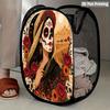 1Pcs Halloween Series 3 Pop-Up Laundry Hamper Expandable Mesh Hamper Basket for Room Bedroom Bathroom Organization Contemporary Storage