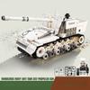 Military WW2 Anti Tank Army Fighting Vehicle Weapon Armored Car Toys Building Blocks Bricks Model Newyears Childrens' Day Gifts