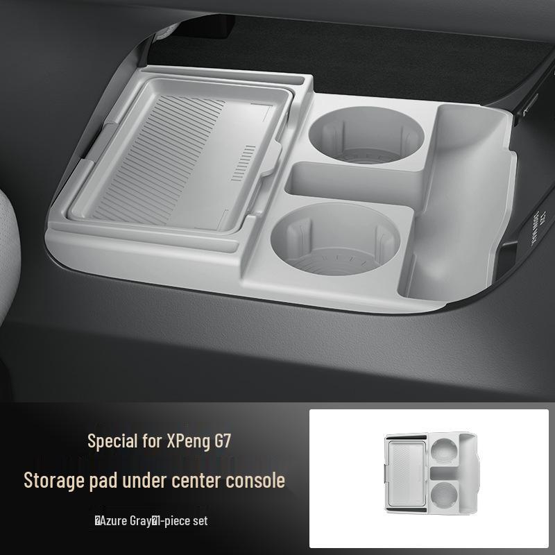 XPeng G7 Center Console Silicone Storage Box: Fits 25 Models, Ideal for Glasses & Accessories