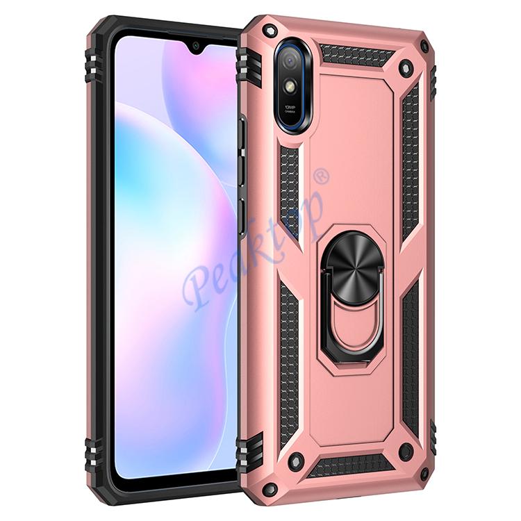For Xiaomi Redmi 9AT Case Cover Magnet Holder Armor Rugged Military Shockproof Bumper Case for Xiaomi Redmi 9AT 9A T 9 AT for