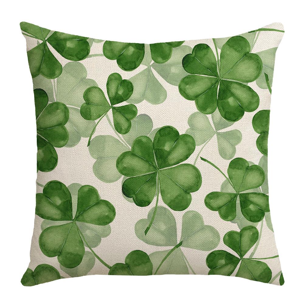 Holiday Lucky Sofa Pillow Cover Lumbar St. Patrick's Day Decorative Printed Pillow