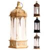 Wind Lantern Six Corners Beautiful Lighting Vintage Christmas LED Candle Lantern Courtyard Decoration