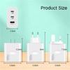 160W USB-lader USB Type C Hurtigladingsadapter Quick Charge 3.0 PD Mobiltelefonlader For iPhone Samsung Xiaomi Redmi OPPO
