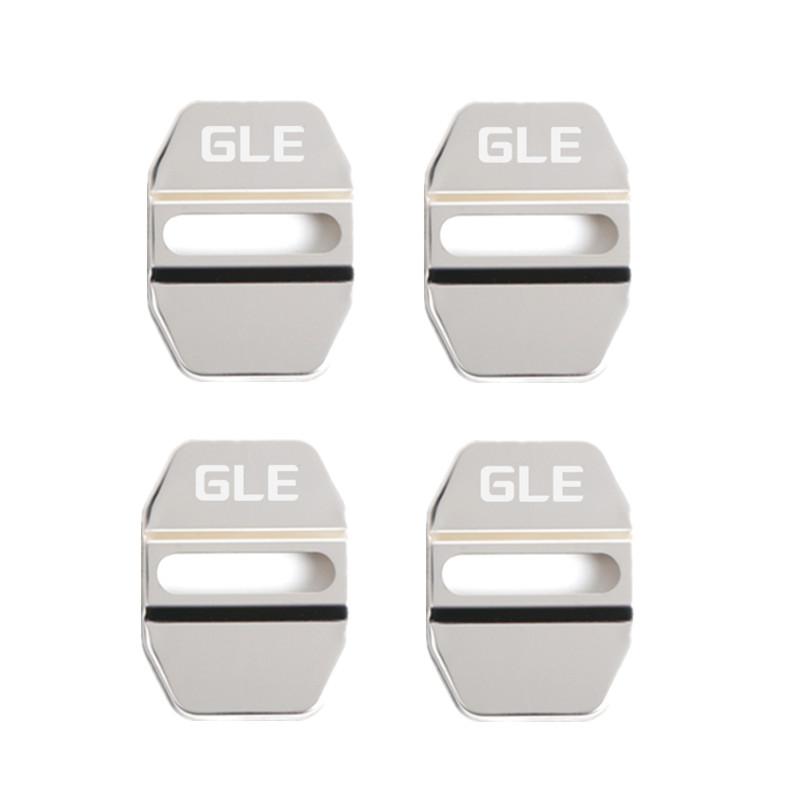 4pcs For GLE MB AMG W203 W204 Mercedes Benz E300 GLC W168 W169 W176 W177 W205 W212 W213 Car Buckle Door Lock Cover styling AZ1