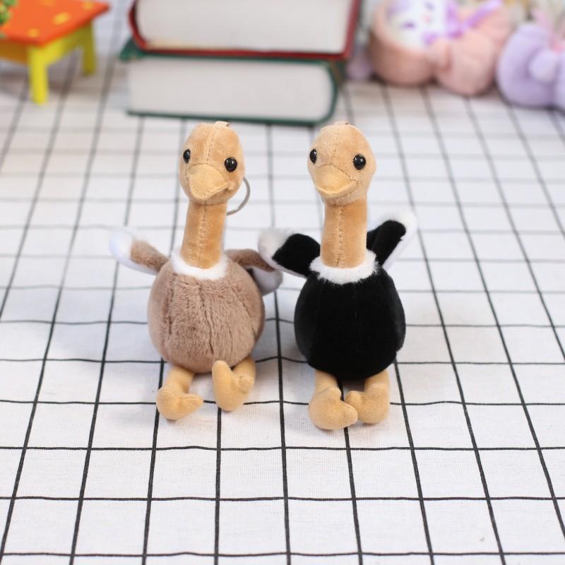

Bag Hanging Ornament Keychain Doll Cute Little Ostrich Pendant Plush Toy Doll