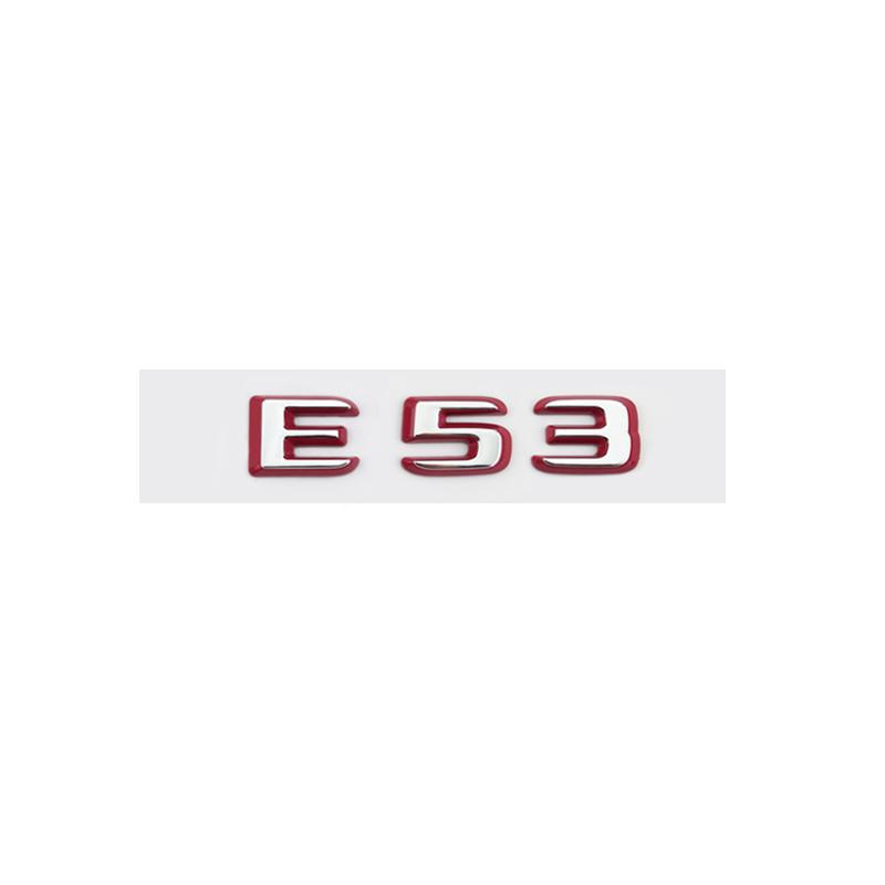 Suitable for Mercedes Benz rear letter sticker silver red version C63S GT63S S63LGLE53 SL63S modification W205 W206 C190 X290