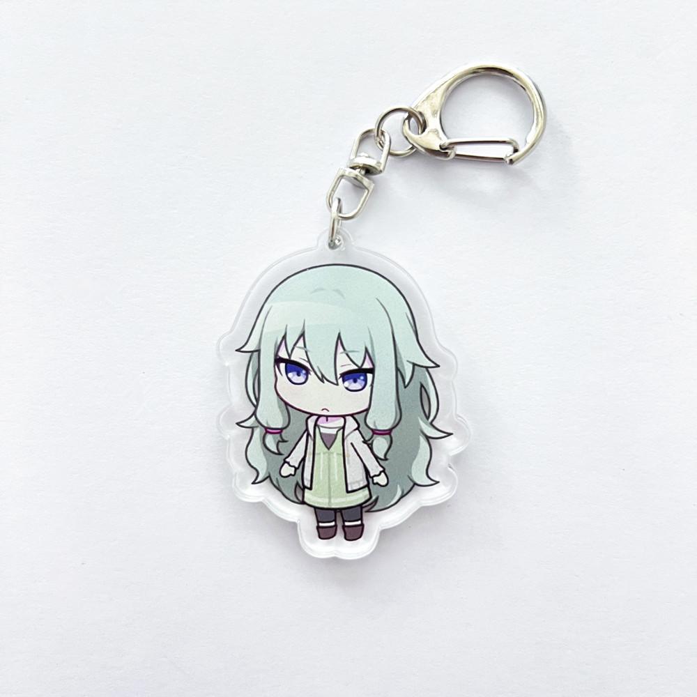 Anime PJSK Project Sekai Colorful Stage Character SD Cosplay Keychain Bag Pendant Acrylic Keyrings Key Chain Ornament Decoration