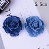 5pcs/lot Korea DIY Denim Fabric Flowers Hair Accessories Clothes Hats Dress Decoration Flower DIY Crafts Supplies