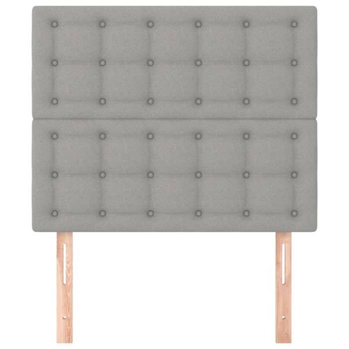 VidaXL Headboard Bedroom Furniture Bed Accessories Single Bed Heads Bed Frame Interiors Light Grey 3116748