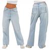 European & American Women's Casual Loose Wide-Leg Jeans