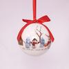 2pcs 8cm Christmas Tree Pendant Delicate Hanging Ornament Crafts Christmas Ball  Window