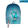 Cartoon Youthful School Bags Unisex Funny Butterfly Travel Bags 3D Print Oxford Waterproof Notebook Shoulder Backpacks