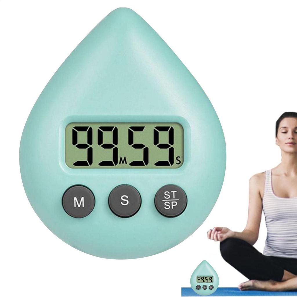 Kitchen Timer Clear Reminder Portable Compact Countdown Timer Waterproof for Classroom Learning Exercising Travel Working Shower