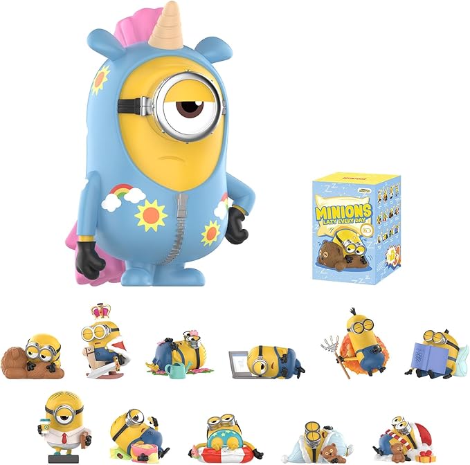 POP MART Universal Despicable Me 4 Series Figures, Universal Blind Box Figures, Holiday Birthday Gifts for Boys and Girls, Single Box