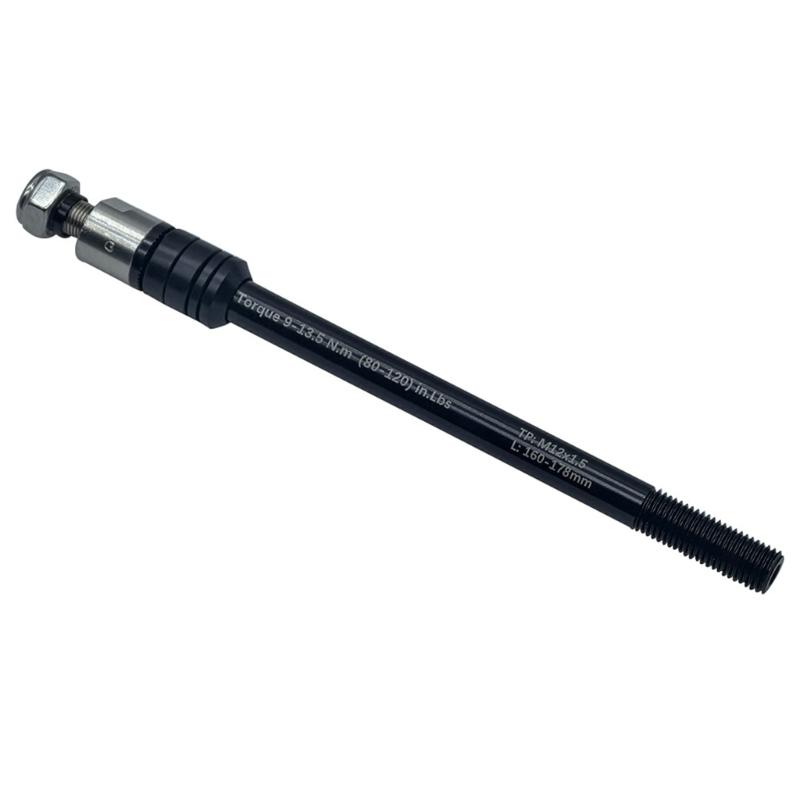 Standard Thru Axles Bike Adapter Bike Trailer Hitch Thru Axles Adapter 12mm Thru Axles with 1.0/1.5/1.75 Thread Pitches