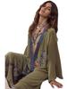 European & American Cotton Embroidered Denim Sun Protection Loose Cardigan Cover-Up