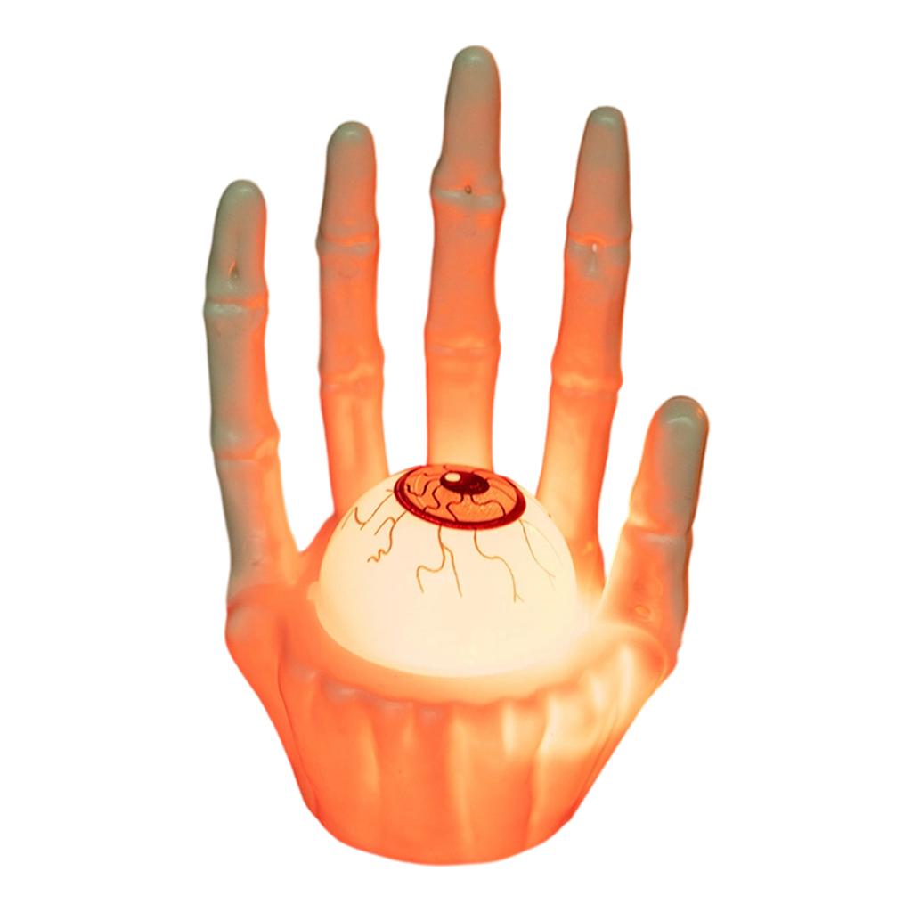 Durable Halloween Ghost Hand Light Decoration With LED Illumination Safe PVC Material For Home Party