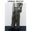 UR Men's Winter Trendy Workwear Pleated Wide-leg Trousers