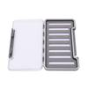 Portable Waterproof Fly Fishing Box Lightweight Foam Fishing Flies Box Transparent ABS Shell Fishing Tackle Box Tackle Storage