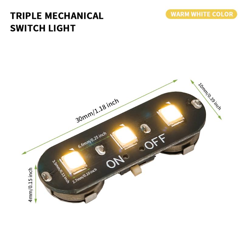 1Pcs Wireless Light 3-Watt High Brightness Switch Led Lamp Toys For Diy Model Making/Gun-Dam/Dollhouse Decoration/Diorama