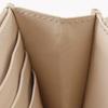 Celine Large Flap Wallet Purse Beige Calfskin Women Used