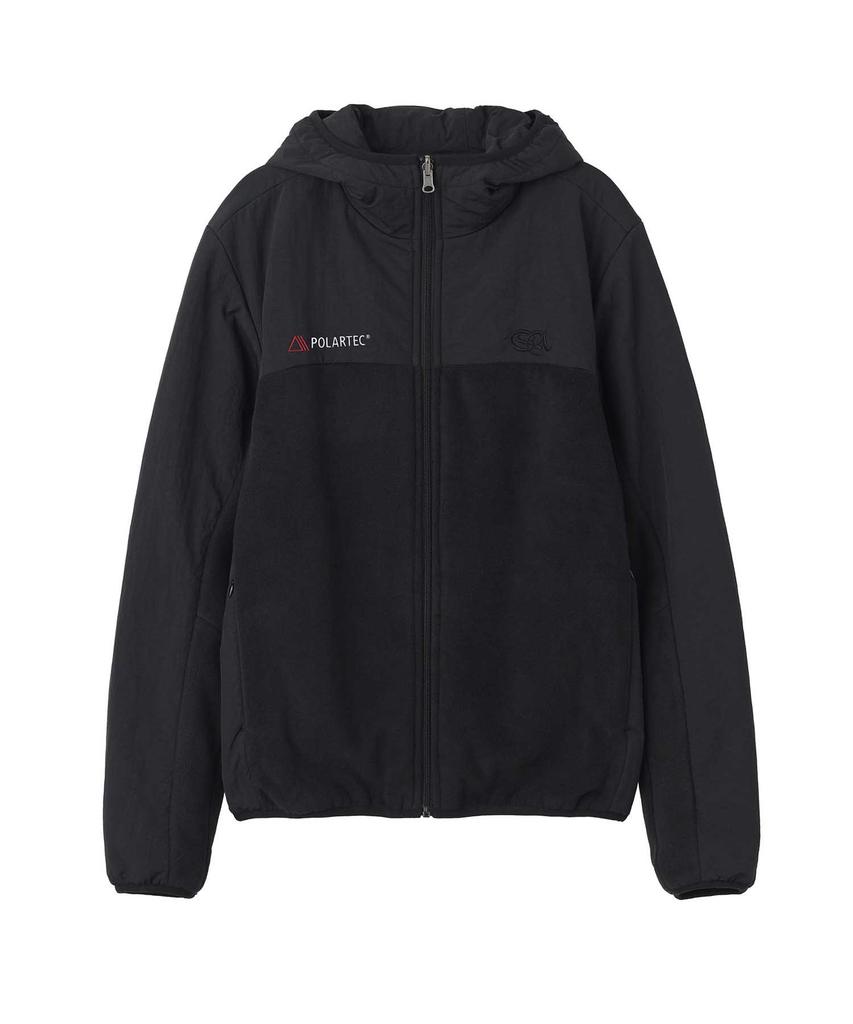 Sculptor Polartec® Reversible Zip-Up Hoodie Black