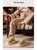 2025 Nieuwe Herfst/Winter Dikke Zool Elastisch Katoenen Pantoffels - Warm, Antislip en Comfortabel voor Mannen en Vrouwen